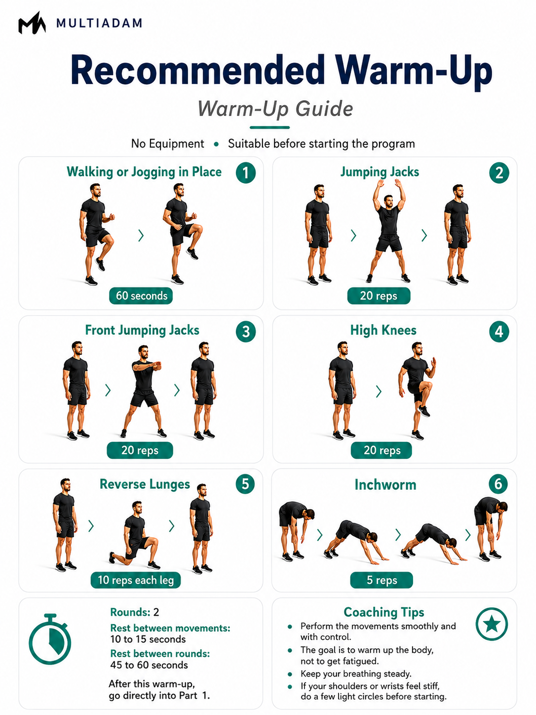Recommended Warm-Up